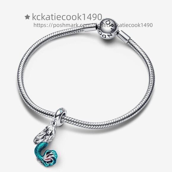 Pandora Disney The Little Mermaid Ariel Dangle Charm - Picture 3 of 5